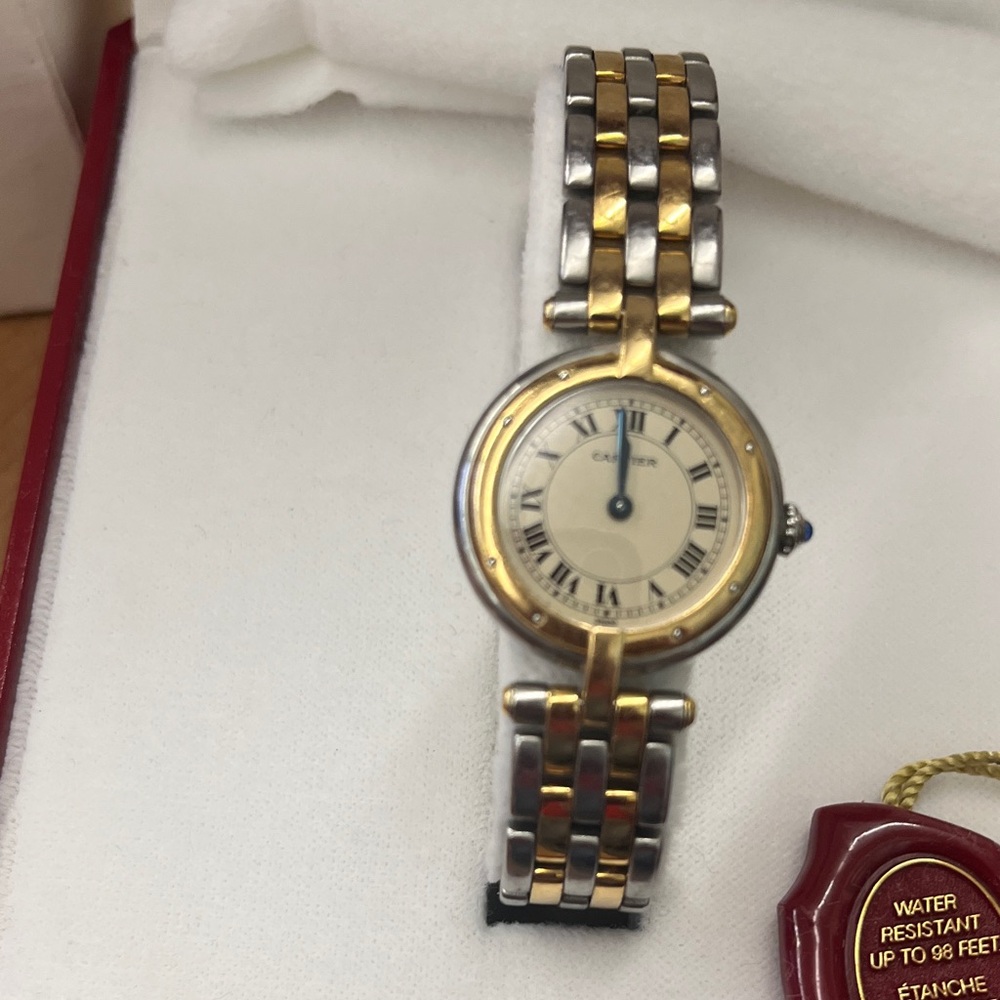 Cartier Gold and Silver Women's Watch - Picture 6 of 7